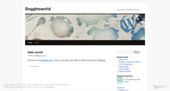 Desktop Screenshot of gogglesworld.wordpress.com