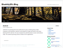 Tablet Screenshot of bluekitty26.wordpress.com
