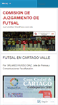 Mobile Screenshot of futsalpamplona.wordpress.com