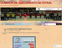 Tablet Screenshot of futsalpamplona.wordpress.com