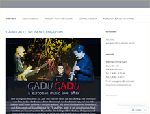 Tablet Screenshot of notengarten.wordpress.com
