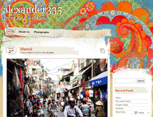 Tablet Screenshot of alexander335.wordpress.com