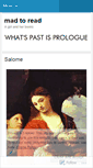 Mobile Screenshot of madtoread.wordpress.com