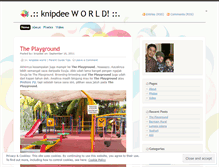 Tablet Screenshot of knipdeeworld.wordpress.com