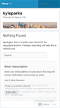Mobile Screenshot of kyleparks.wordpress.com