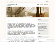 Tablet Screenshot of feckeveryone.wordpress.com