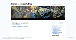 Desktop Screenshot of bibliotecacdmcost.wordpress.com