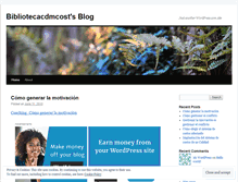 Tablet Screenshot of bibliotecacdmcost.wordpress.com