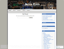 Tablet Screenshot of jackiebyers.wordpress.com