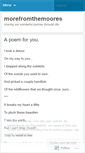 Mobile Screenshot of morefromthemoores.wordpress.com