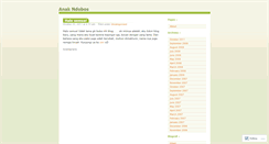Desktop Screenshot of anakndobos.wordpress.com