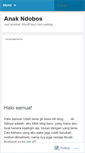 Mobile Screenshot of anakndobos.wordpress.com