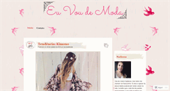 Desktop Screenshot of euvoudemoda.wordpress.com