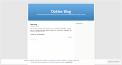 Desktop Screenshot of ookles.wordpress.com