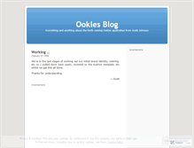 Tablet Screenshot of ookles.wordpress.com