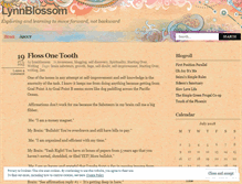 Tablet Screenshot of lynnblossom.wordpress.com