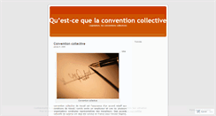 Desktop Screenshot of laconventioncollective.wordpress.com