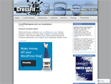 Tablet Screenshot of crossfittampere.wordpress.com