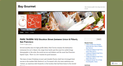 Desktop Screenshot of baygourmet.wordpress.com