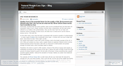 Desktop Screenshot of nidoraweightloss.wordpress.com