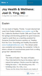 Mobile Screenshot of joyhealthwellness.wordpress.com