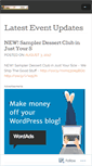Mobile Screenshot of dessertnetcafe.wordpress.com