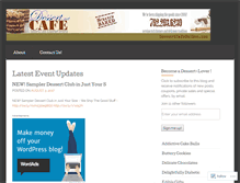 Tablet Screenshot of dessertnetcafe.wordpress.com