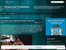 Tablet Screenshot of dreamsandtravels.wordpress.com