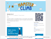 Tablet Screenshot of hamsterclimb.wordpress.com