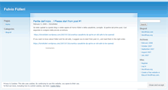 Desktop Screenshot of fulviofulleri.wordpress.com