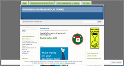 Desktop Screenshot of informagiovanirioloterme.wordpress.com