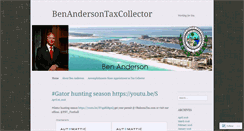 Desktop Screenshot of benandersontaxcollector.wordpress.com