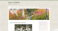 Desktop Screenshot of anneshobbies.wordpress.com