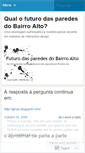 Mobile Screenshot of futurodasparedes.wordpress.com