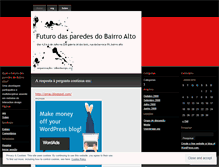 Tablet Screenshot of futurodasparedes.wordpress.com