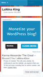 Mobile Screenshot of laninaking.wordpress.com