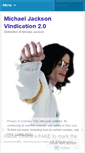 Mobile Screenshot of michaeljacksonvindication2.wordpress.com