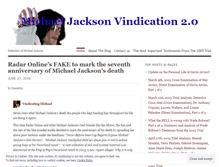 Tablet Screenshot of michaeljacksonvindication2.wordpress.com