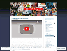Tablet Screenshot of ochentalia.wordpress.com