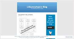 Desktop Screenshot of lilbunnyhops.wordpress.com