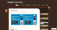 Desktop Screenshot of delightfultastebuds.wordpress.com