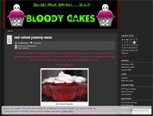 Tablet Screenshot of bloodycakes.wordpress.com