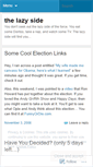 Mobile Screenshot of lazyside.wordpress.com