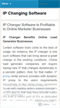 Mobile Screenshot of ipchangingsoftwareproxy.wordpress.com