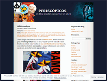 Tablet Screenshot of periscopicos.wordpress.com