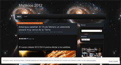 Desktop Screenshot of misterios2012.wordpress.com