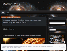 Tablet Screenshot of misterios2012.wordpress.com