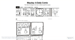 Desktop Screenshot of maydaycomic.wordpress.com