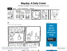 Tablet Screenshot of maydaycomic.wordpress.com