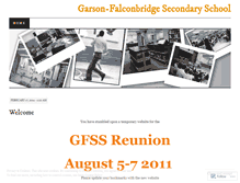 Tablet Screenshot of gfss1963.wordpress.com